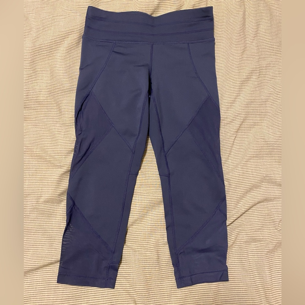 Athleta Crop Mesh Leggings NWOT